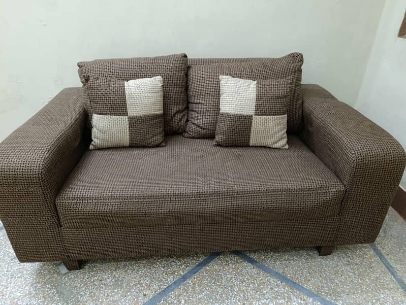 L shape + 2 Seater sofa set 3