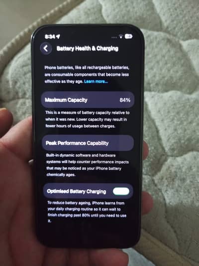 Apple iPhone 13 Pro jv 128 GB water pack 84 battery 10/10 kancha peach