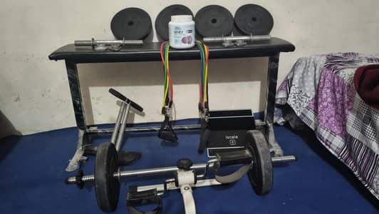 home gym work out all equipment slightly used