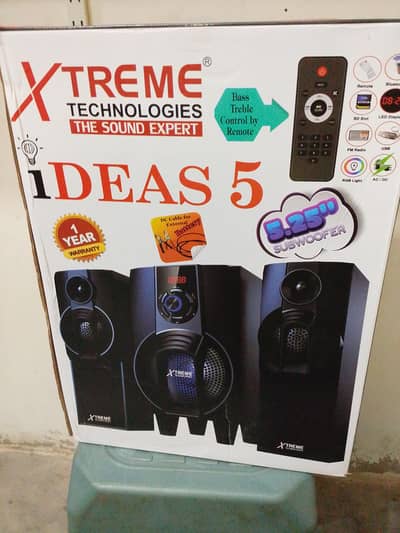 Xtreme ideas5 subwoofer 5.25'