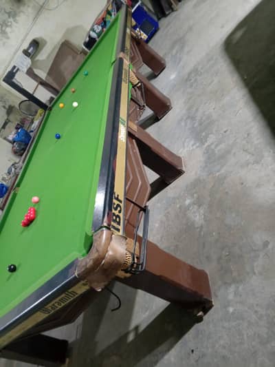 snooker table 6 by 12
