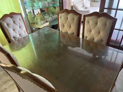 Dinning table with 6 chairs