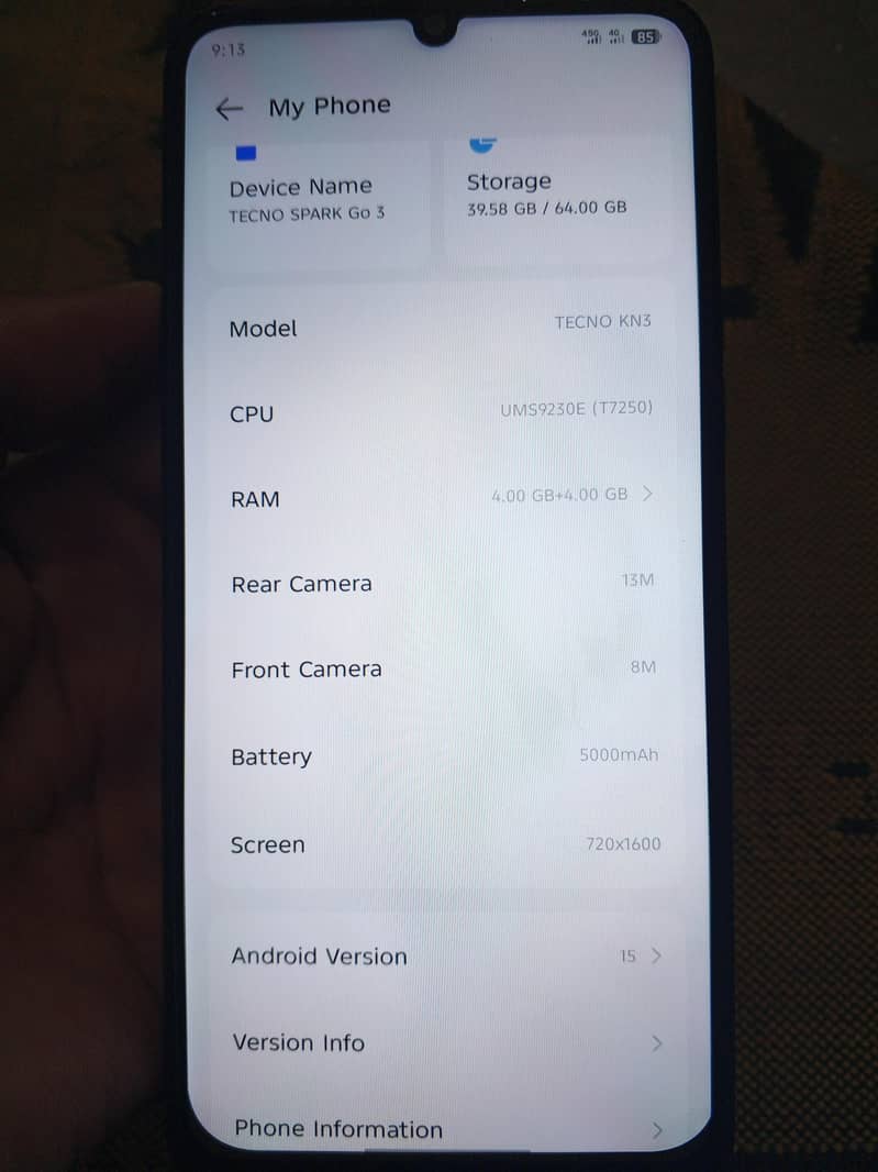 Tecno Spark Go 3 0