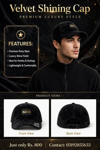 Premium high quality caps