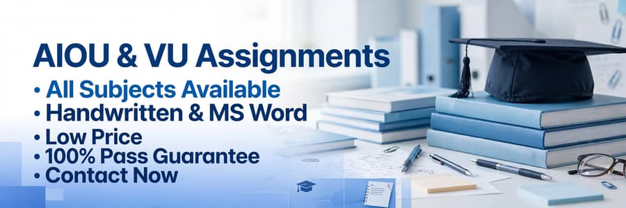 Assignment Writing - AIOU VU - Low Price