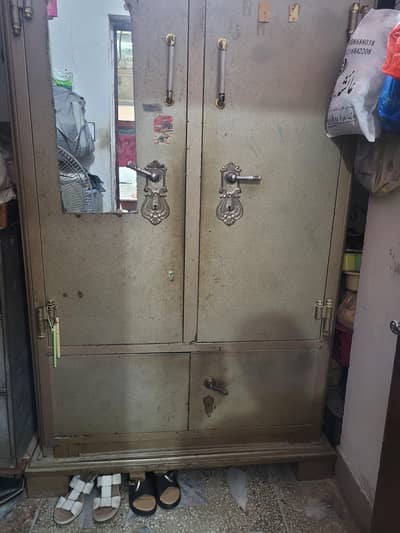 large metal cupboard