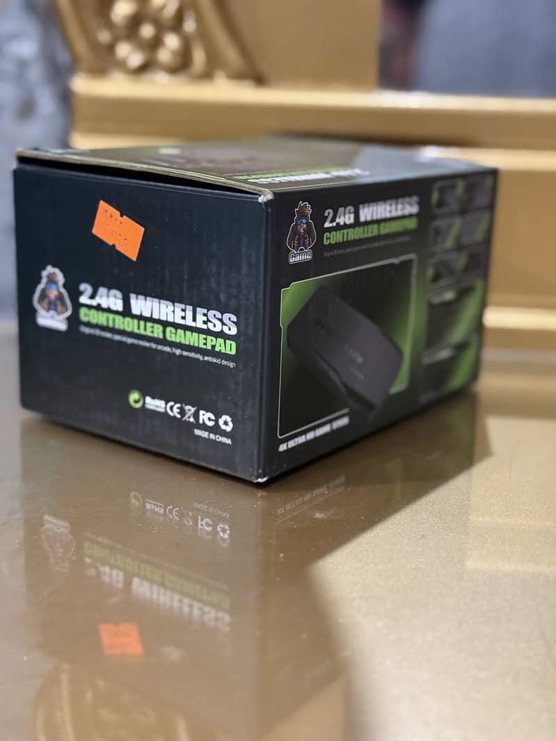  2.4G Wireless Gaming Controller – Black | Box Packed 3