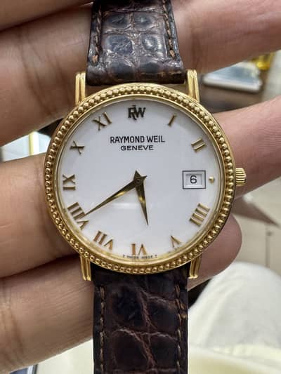 Raymond Weil All Original 18k Sold Gold