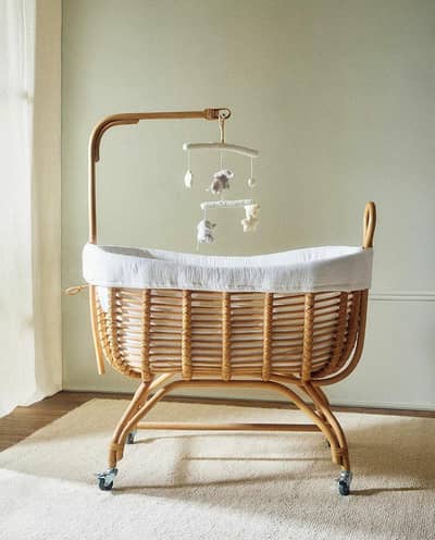 Cane Baby Cot Bed