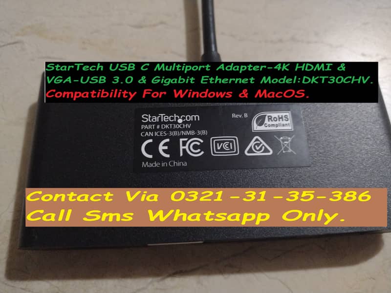 startech usb c 4k hdmi vga usb 3.0 gigabit ethernet adapter for laptop 6