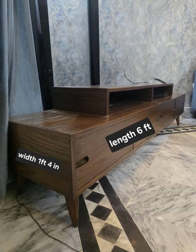 URGENT SALE – WOODEN TV CONSOLE