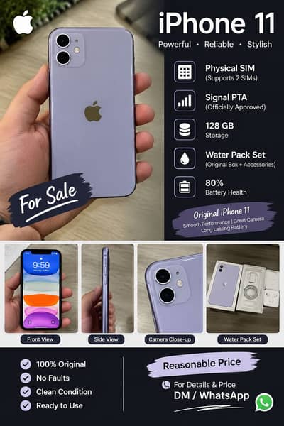 Apple iPhone 11 Singal sim pta urgent sale
