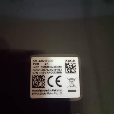 Samsung Galaxy Ao7 . . . . . . official PTA approved. . . . . original Box