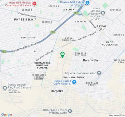 PRISM B Block TOP Location Plot One Kanal Plot