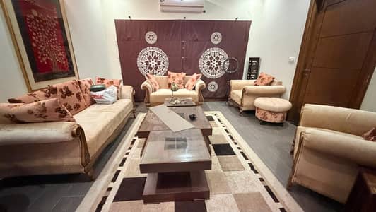 7 seater sofa set with 3 centre tables