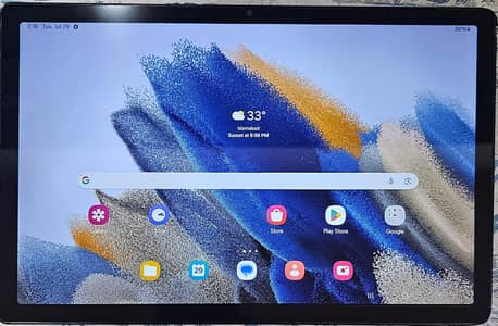 Samsung tablet A8 android version