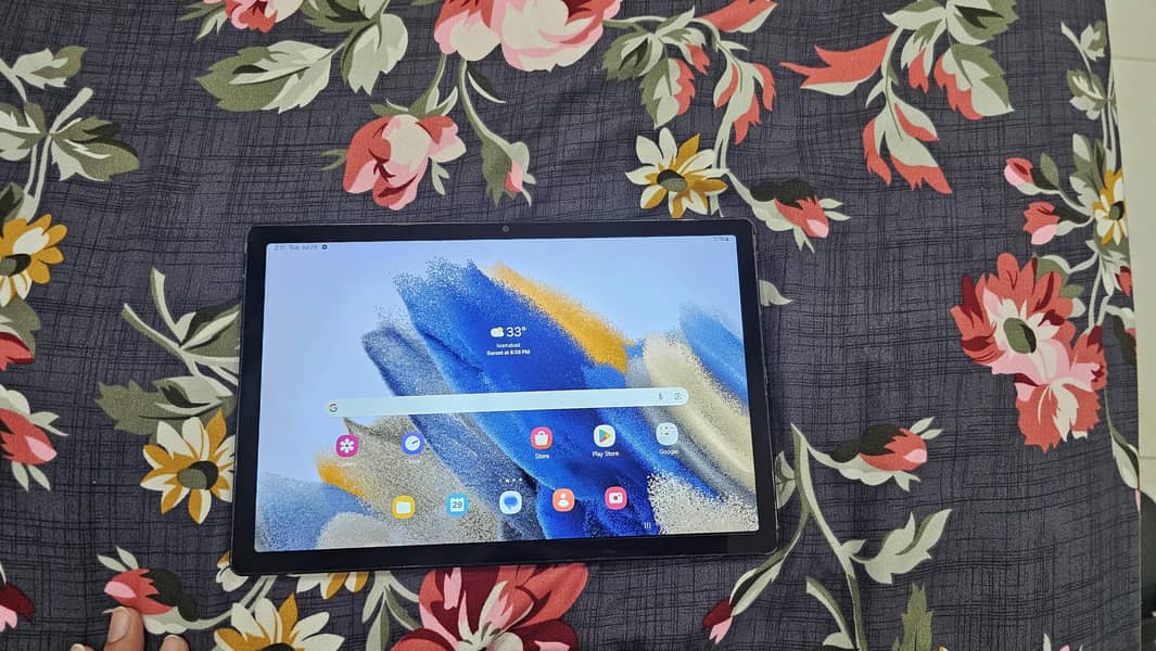 Samsung tablet A8 android version 7