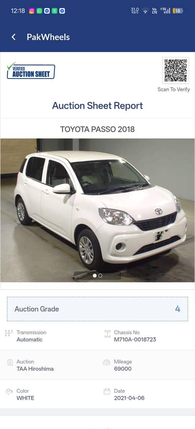Toyota Passo 2018