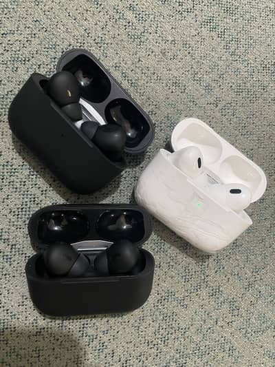 ٹائٹل: Pro 2 Wireless Earbuds | Black & White | Home Delivery 