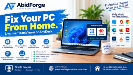 Online PC & Laptop Repair Services – From Home