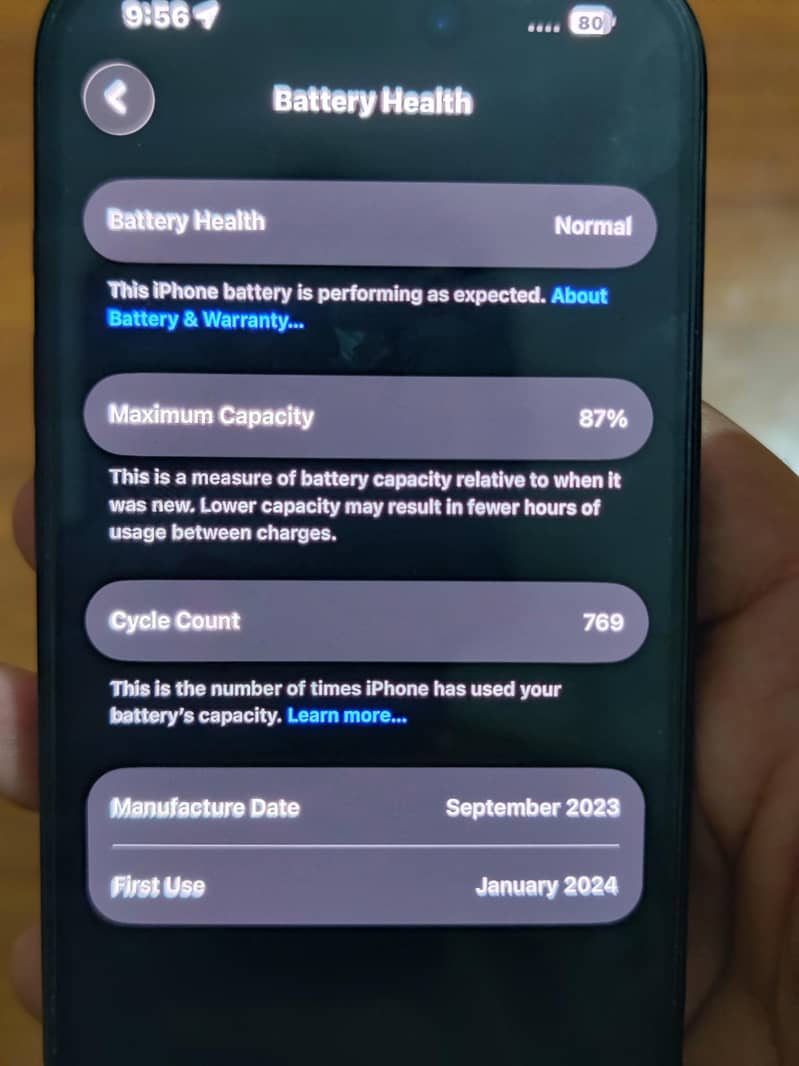 Apple iPhone 15 Pro ( Not opened or Repaired ) 9