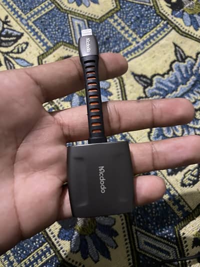 Macdodo Spliter 2 in 1 Charging + Headphone Original Macdodo for IPho