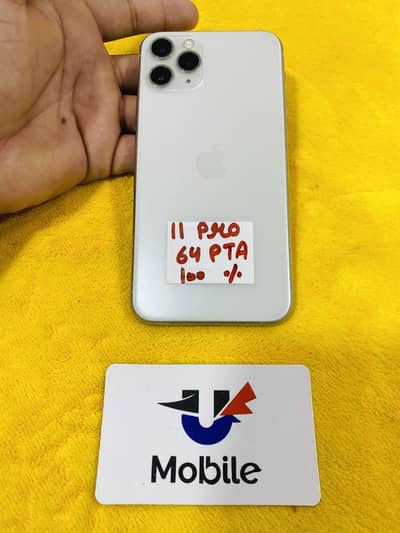 iPhone 11 pro 64gb | PTA Approved | 100% Battery