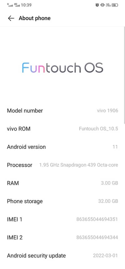 Vivo Y11