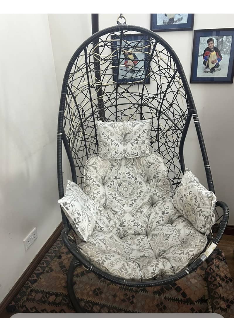 Swing with cushions 0