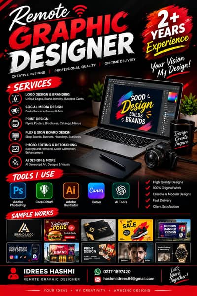 Remote Graphic Designer | 2+ Years of Experience