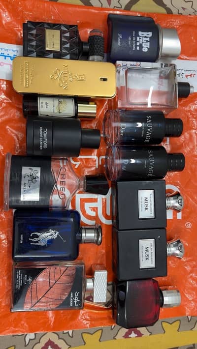 branded perfume bottles