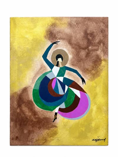 Handmade Design Wall Painting 