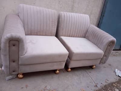 Two chairs and table