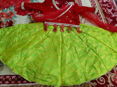 choli lehanga with cancan