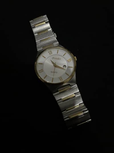 Classic Bonito Two-Tone BONITO Men's Watch – Date Display (Quartz)