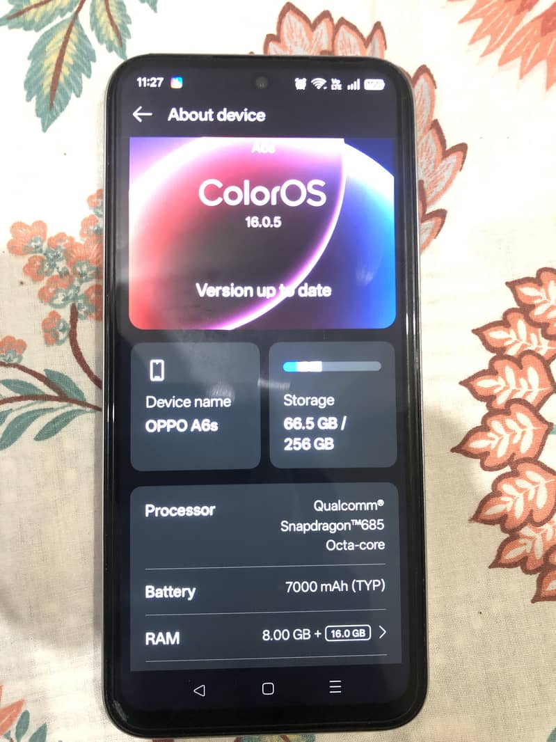 OPPO A6s 0