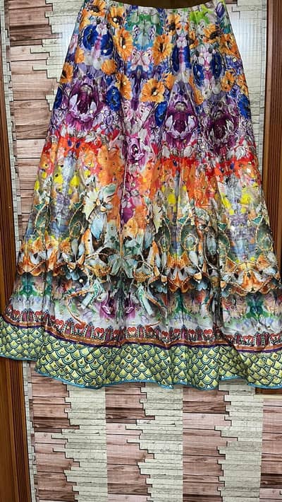 Trendy lehnga with choli