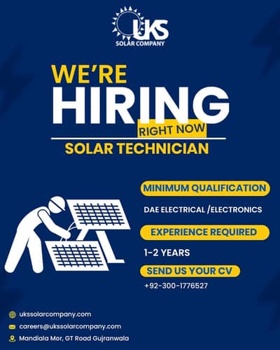 Solar Installer Technician Job