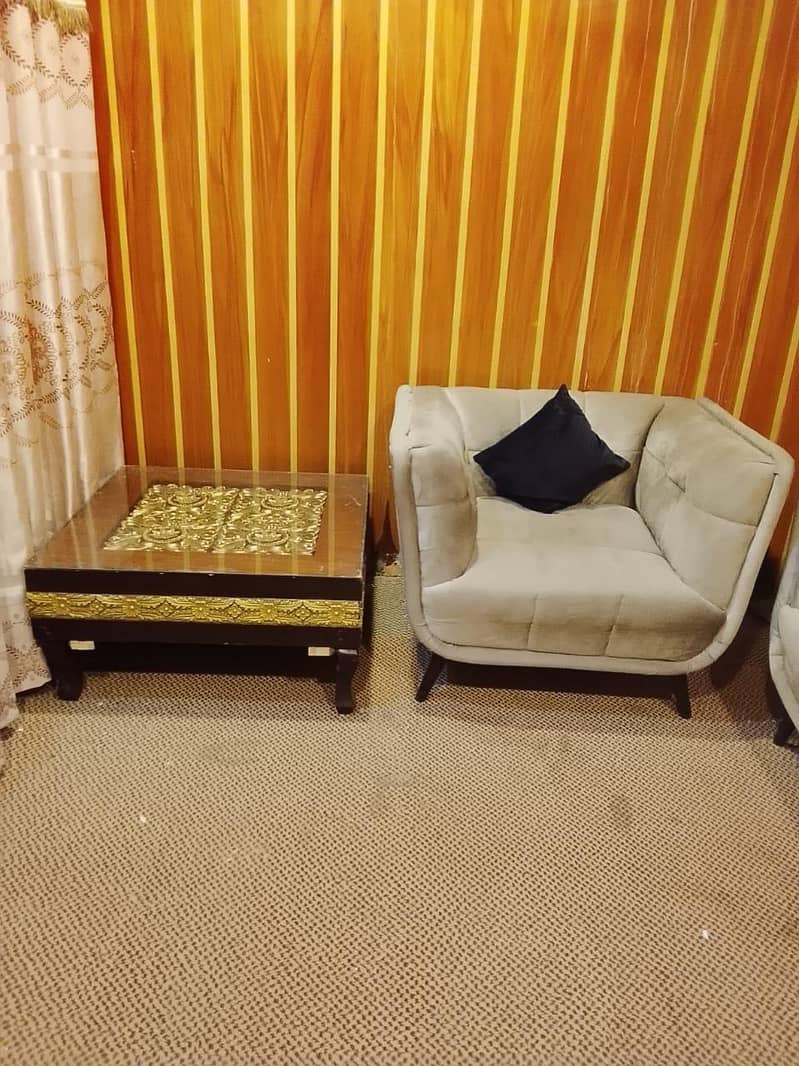 Sofa Set Along with Table 2
