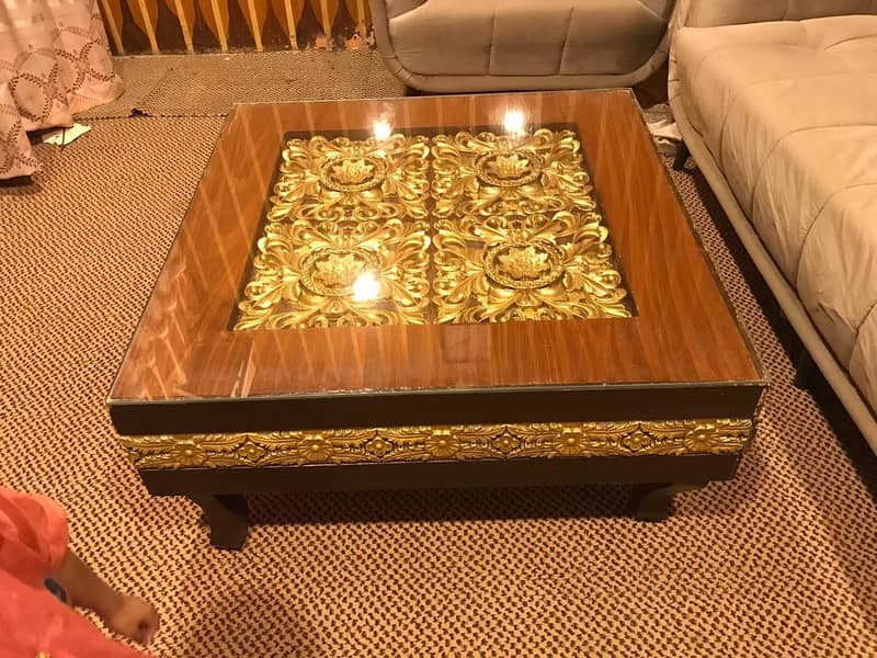Sofa Set Along with Table 3