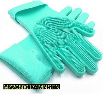 Silicone Dishwashing Gloves for Kitchen Cleaning