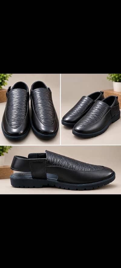 Premium Leather Brown Kheri – Traditional Casual & Semi-Formal Chappal