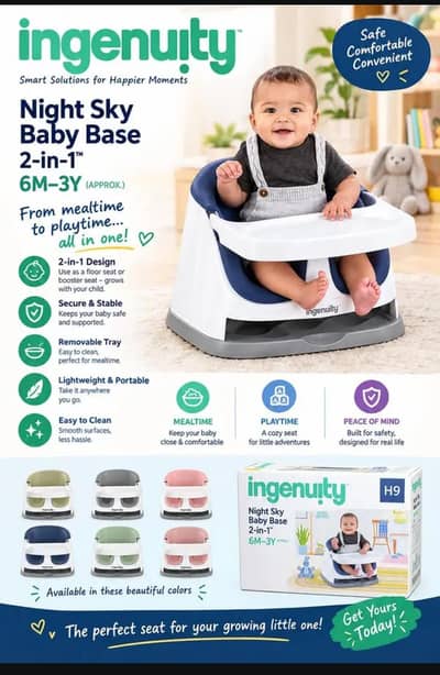 Baby  feeding booster seat  3M - 6 Y . Imported  Ingenuity