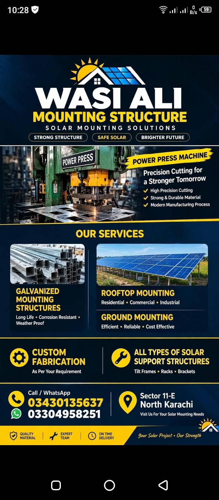 solar panel stand 0