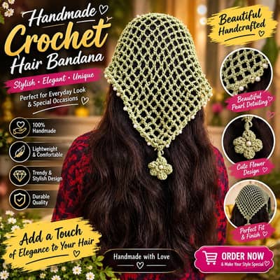Hand Made Bandana Crochet