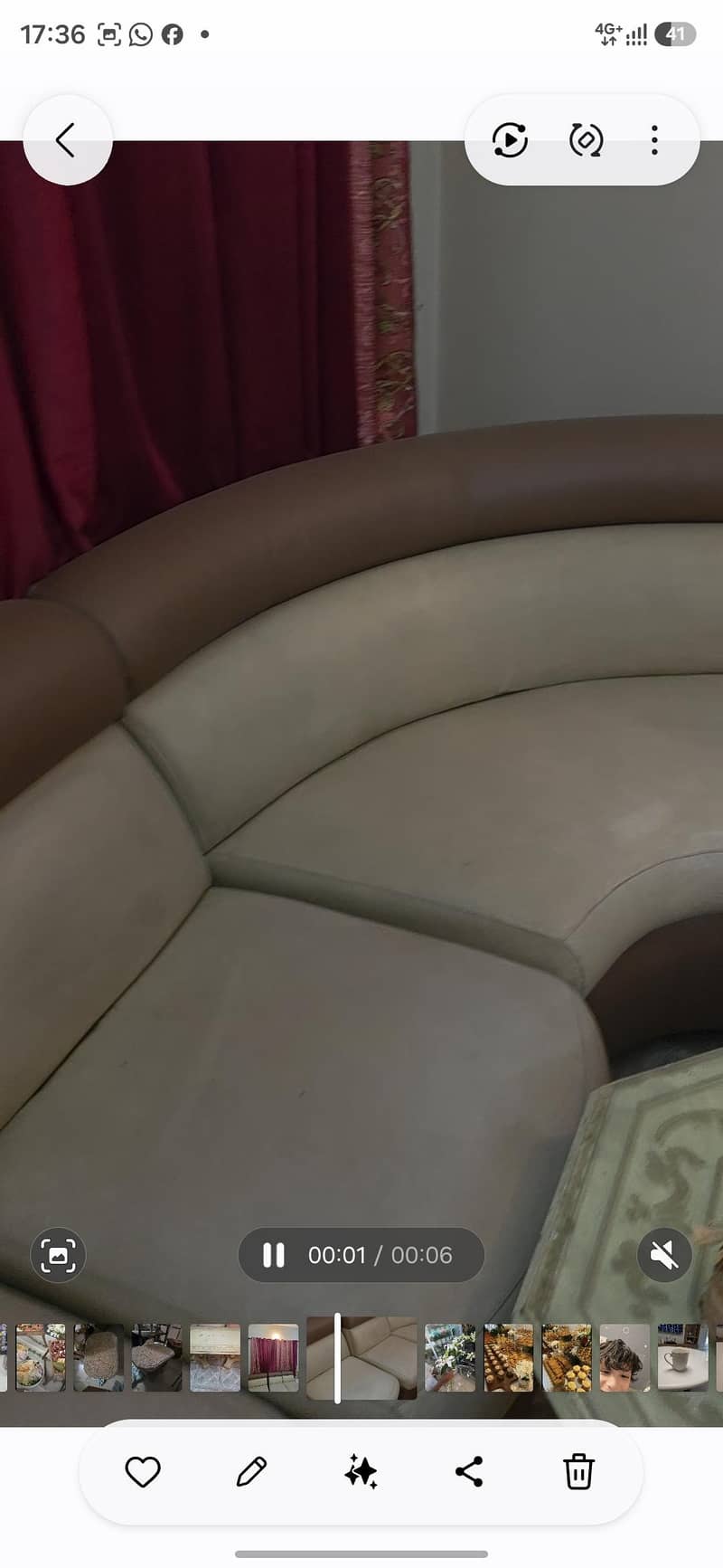sofa set with coffee table and 2 side tables 1