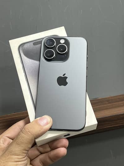 Apple iPhone 15 Pro Pta Approved 88 Health With Box