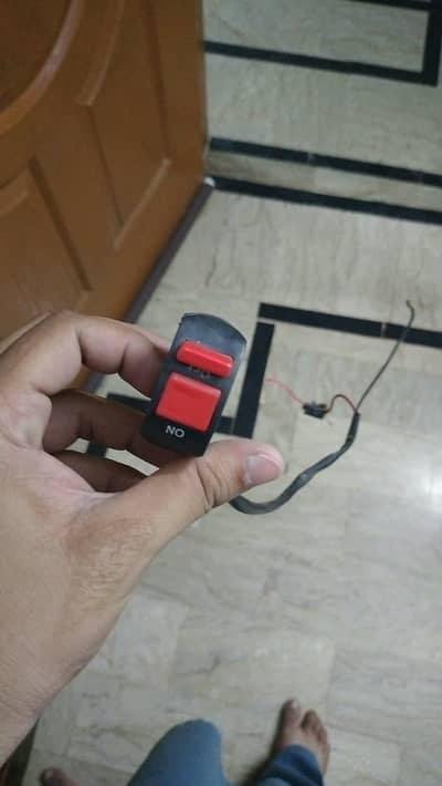 Headlight with switch