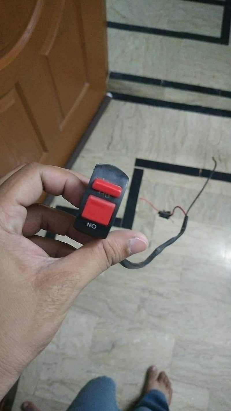 Headlight with switch 0