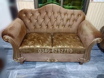 Sofa Set 6 Seater Brand New Velvet Fabric King Size